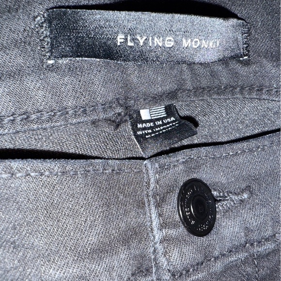 Flying Monkey Black Ripped Skinny Jeans - Picture 4 of 4